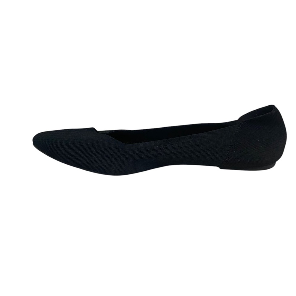 MIA Kerri Pointed Toe Fabric Black Flats Sz 13 New